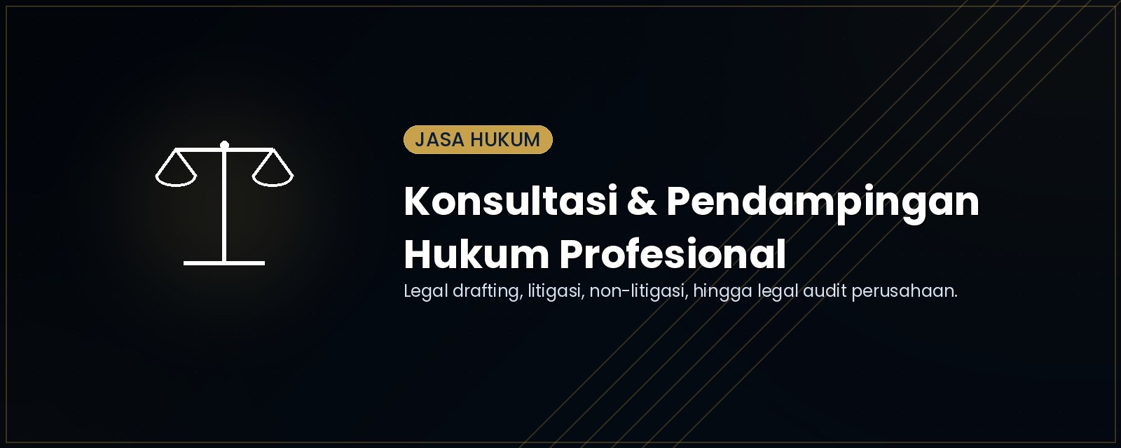 Jasa hukum dan konsultasi legal profesional